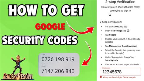 8 digit security code google