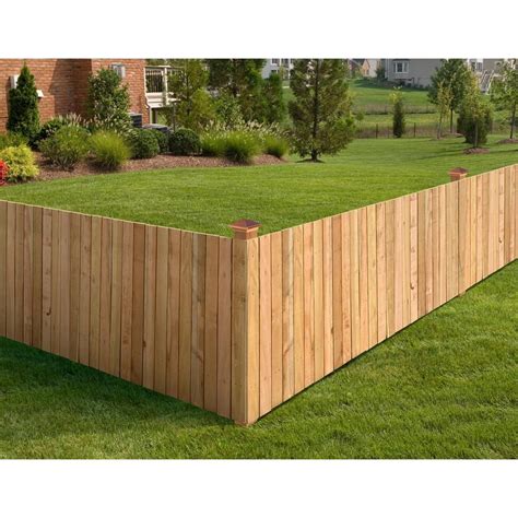 8 ft cedar fence panels