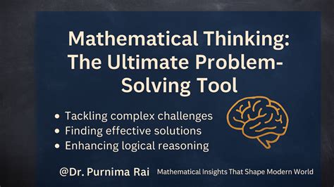 Unlock Your Problem-Solving Skills: 8 Essential Mathematical Concepts to Transform Your Thinking