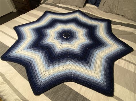 8 point star blanket crochet pattern