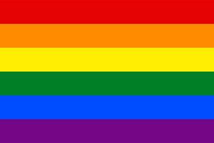 8 STRIPED GAY PRIDE FLAG