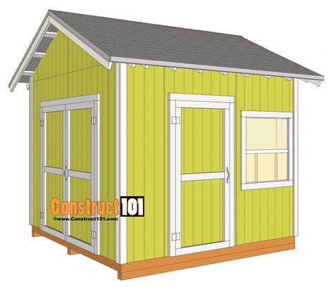 8 x 14 shed roof plans free