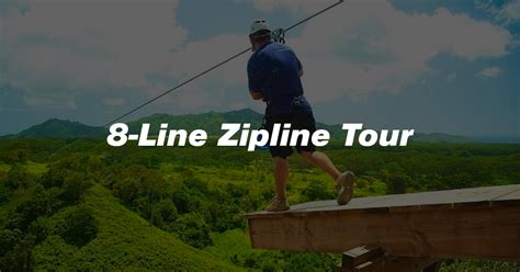 8-Line Zipline Tour