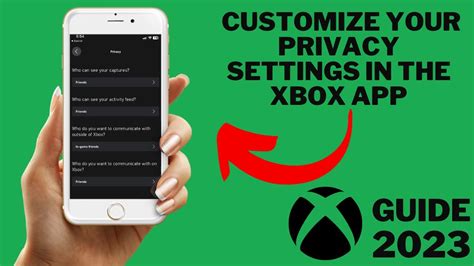 8. Change Xbox Privacy Settings