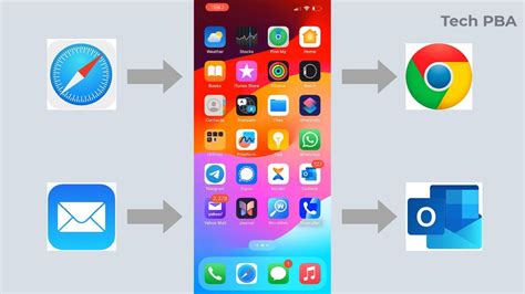 8. Change default web browser and email app