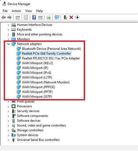8. Check Your Network Adapter in Device Manager