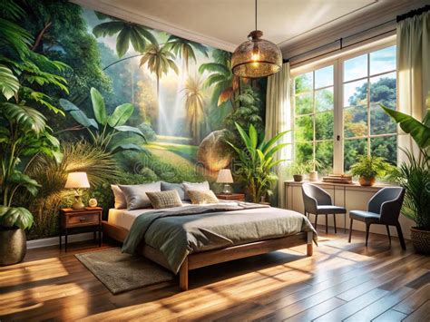 8. Create a Bohemian bedroom with an exotic mural