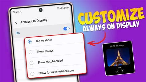8. Customize Always On Display