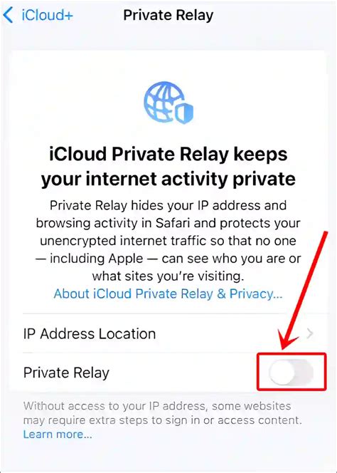 8. Disable iCloud Private Relay