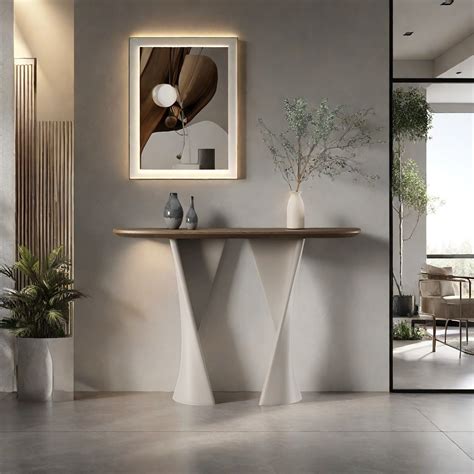 8. Display art on a console table