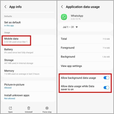 8. Enable Unrestricted Data Usage