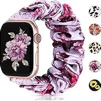 8. MORETEK Scrunchie Apple Watch Band With Case