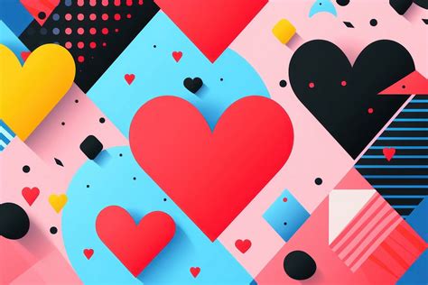 8. Minimal heart background