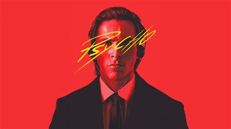 8. Patrick Bateman face wallpaper