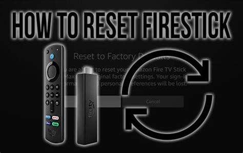 8. Reset Fire Stick