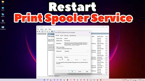 8. Restart the Printer Spooler