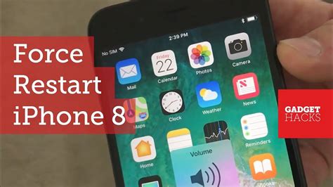 8. Restart the iPhone