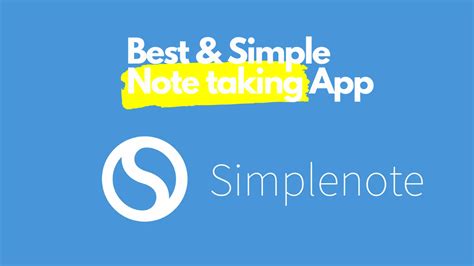 8. Simplenote – A simple notes app