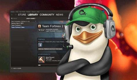 8. Steam Linux Gaming