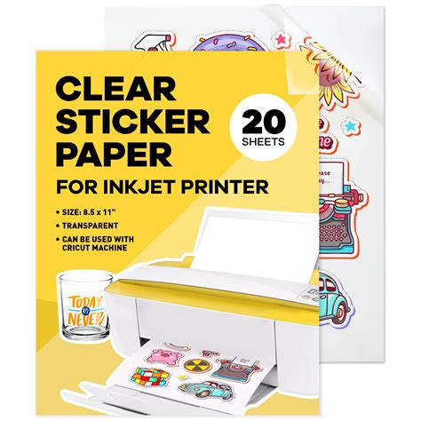 8.5 X 11 Printable Sticker Paper