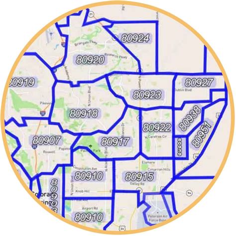 80920 Zip Code Map