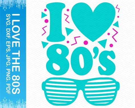 Discover the Magic of 80s Design with Our Amazing Collection of FREE SVGs!