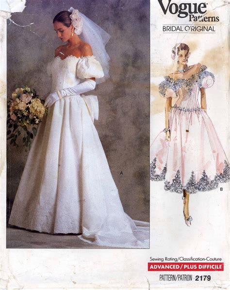 80s Wedding Dress Pattern
