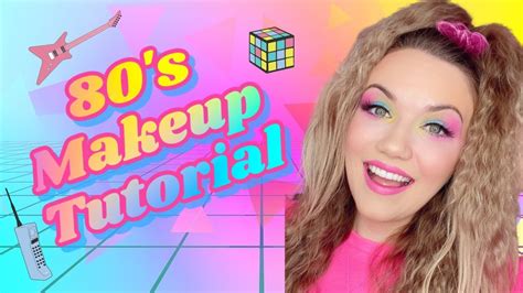 80s power look makeup tutoria