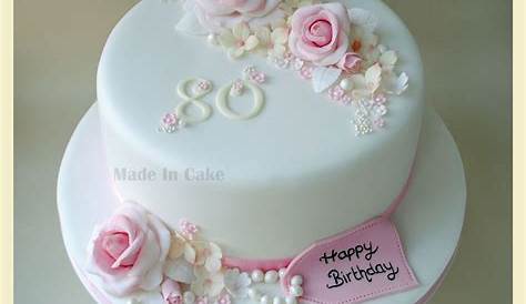 80Th Birthday Cake! - CakeCentral.com
