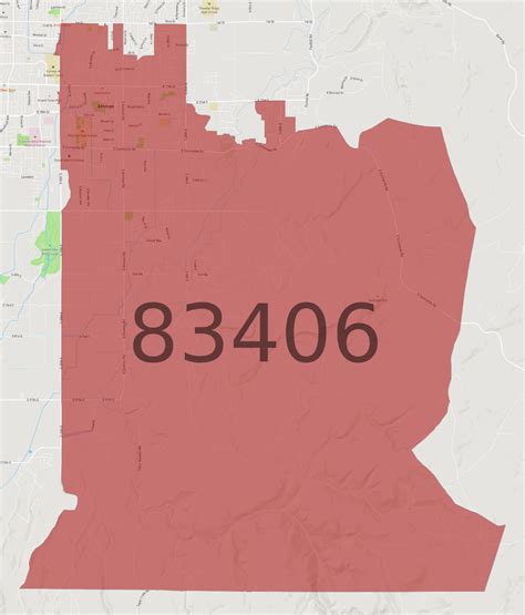 83406 Zip Code Map