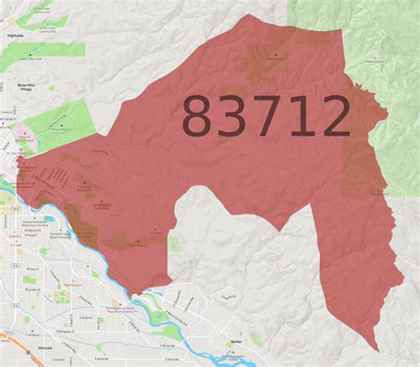 83712 Zip Code Map