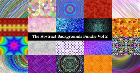 Download 838  The Abstract Backgrounds Bundle Vol 2 Pics Files For Crafts