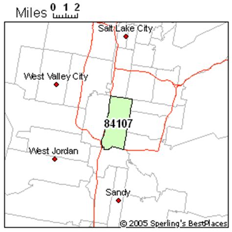 84107 Zip Code Map