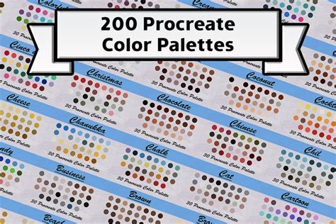 Download 843  Procreate Color Palette Collection Images Files Free PSD Mockups