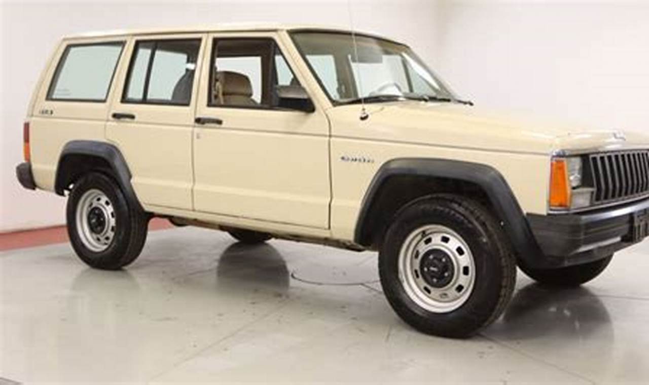 85 jeep cherokee for sale