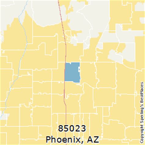 85023 Zip Code Map