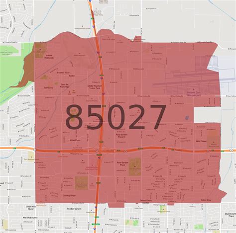 85027 Zip Code Map