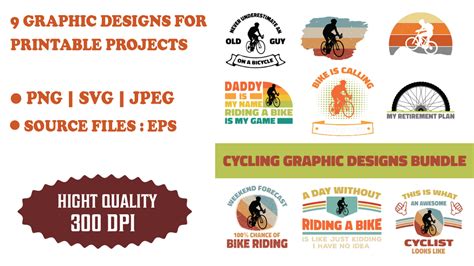 Download 857  Cycling Quotes Bundle PSD Commercial Use DXF Files