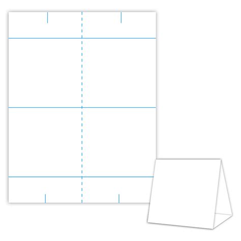 85x11 Table Tent Template