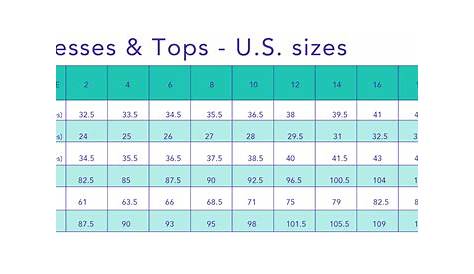 87 Cm In Inches Waist Size Chart Bust Length ch ch ch S