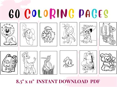 Download 888+ Coloring Pages For Kids Bundle SVG Printable