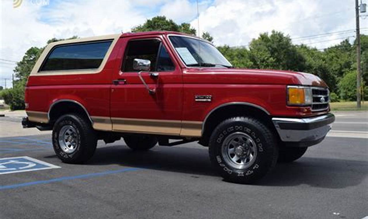 89 ford bronco for sale
