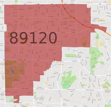 89120 Zip Code Map