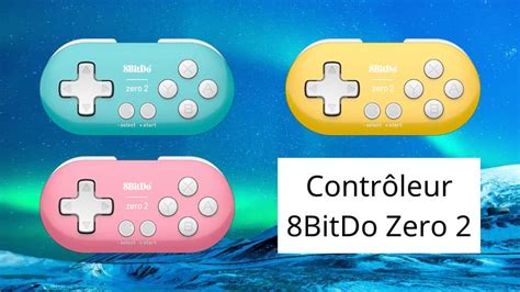 8BITDO Zero 2 Bluetooth Gamepad Pink Yellow for PC/Mobile/Steam Deck ArchWizard