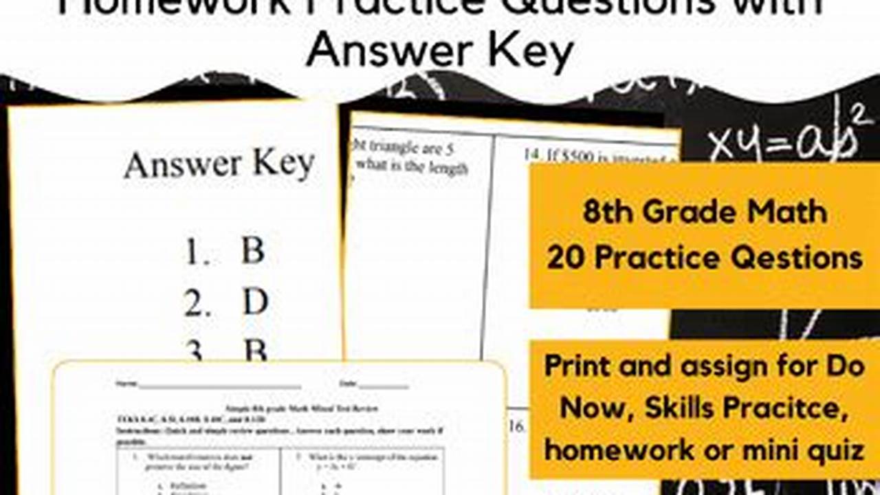 8th Grade Math Staar Answer Key 2024