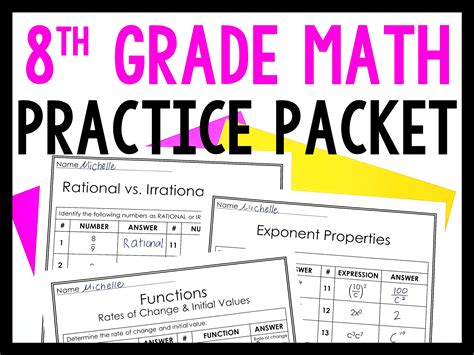 8Th Grade Commonn Core Math Worksheets
