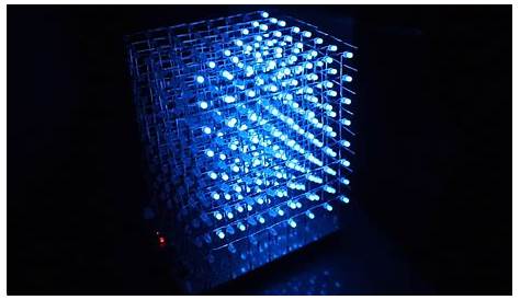 8x8x8 Led Cube Arduino Code RGB LED Shield LinkSprite