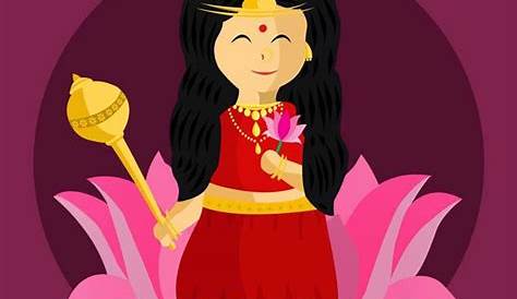 9 Super Cute Avatars Of Goddess Durga The Nine Maa Wordzz
