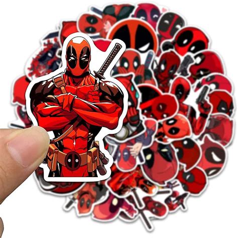 9: Trendy Deadpool Stickers