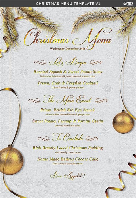 9+ Christmas Menu Template 2020 Download [Pdf, Word]